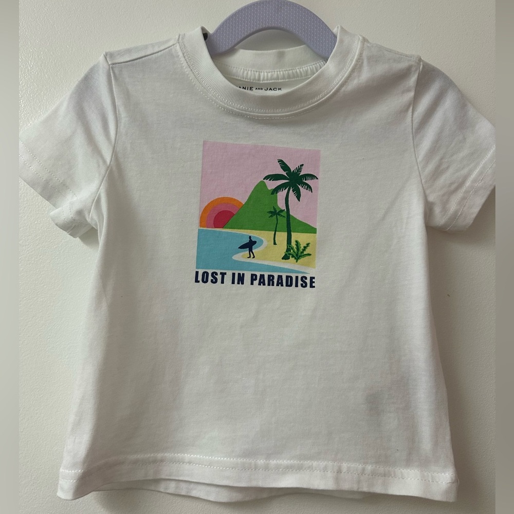 Janie and Jack Lost In Paradise Tee